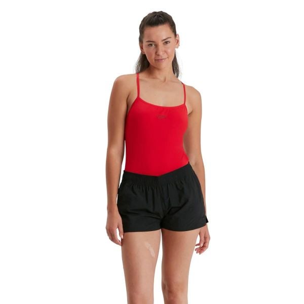 Damskie Spodenki Kąpielowe Essential. Czarne szorty sportowe damskie Speedo, s, bez wzorów, sportowe. Za 128.99 zł.