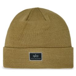 Czapka Alpha Industries. Brązowe czapki i kapelusze męskie Alpha Industries, na zimę, bez wzorów. Za 119.99 zł.