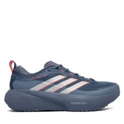 Buty do biegania adidas. Niebieskie buty sportowe męskie Adidas, bez zapięcia, do biegania. Za 699.99 zł.