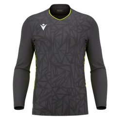 Koszulka bramkarska z długim rękawem Macron Corvus Eco. Szare koszulki sportowe męskie Macron, m, bez wzorów, z tkaniny, bez kołnierzyka, bez ramiączek, do piłki nożnej. Za 311.50 zł.