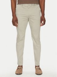 BOSS Spodnie materiałowe P-Kaiton1 50538828 Beżowy Slim Fit. Brązowe spodnie materiałowe męskie Boss, m, bez wzorów, z materiału. Za 419.99 zł.
