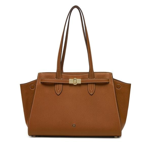 Torebka Aigner. Brązowe torebki do ręki damskie Aigner, bez wzorów, bez dodatków. Za 3,259.00 zł.