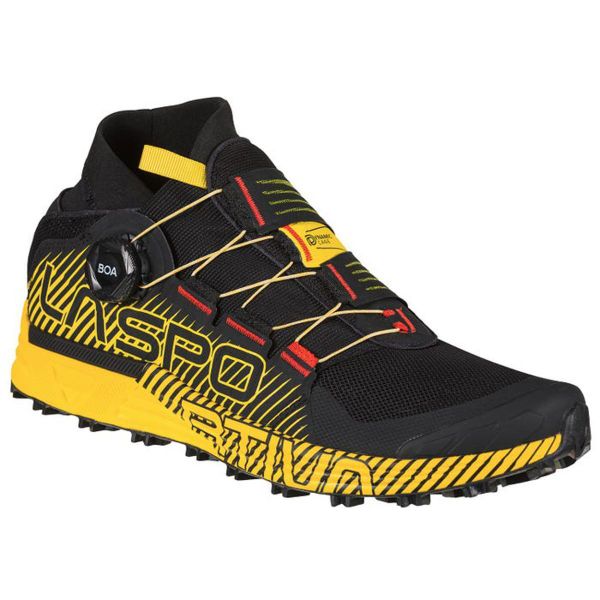 Buty do biegania męskie La Sportiva La Cyklon. Czarne buty sportowe męskie La Sportiva, z materiału, bez zapięcia, do biegania. Za 787.25 zł.