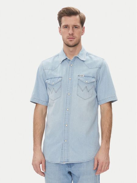 Wrangler Polo 112365466 Biały Regular Fit. Białe koszulki polo męskie Wrangler, m, bez wzorów, z bawełny, bez ramiączek. Za 89.99 zł.
