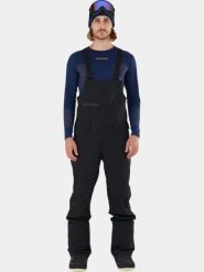 Spodnie Narciarskie Męskie Fundango Benton Bib. Brązowe spodnie sportowe męskie Fundango, na zimę, l, bez wzorów, z poliesteru, narciarskie. Za 499.00 zł.