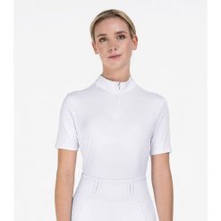 Dziewczęca konkursowa koszulka polo ELT Basic. Białe t-shirty i topy dla dziewczynek ELT, bez wzorów, bez ramiączek. Za 205.00 zł.