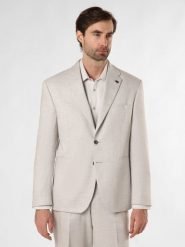 Finshley & Harding London kurtka modułowa z zawartością lnu - BIG Mężczyźni Comfort Fit szary, 48. Szare kurtki męskie Finshley & Harding London, m, bez wzorów, bez kaptura. Za 599.95 zł.