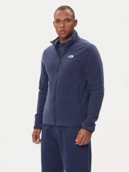 The North Face Polar Glacier NF0A8D0R Granatowy Regular Fit. Niebieskie bluzy męskie The North Face, m, bez wzorów, z polaru, bez kaptura. Za 299.99 zł.