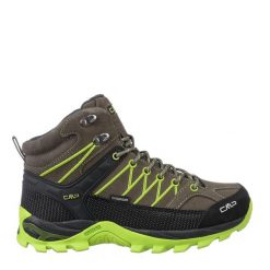 Buty trekkingowe męskie CMP Rigel Mid WP. Zielone trekkingi męskie CMP. W wyprzedaży za 299.99 zł.