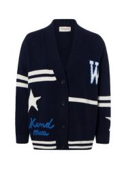 Weekend Max Mara sweter z czystej wełny Kobiety wełna ze strzyży niebieski, XS. Niebieskie swetry damskie Weekend Max Mara, xs, bez wzorów, z wełny, bez kołnierzyka, bez ramiączek, bez kaptura. Za 1,599.95 zł.