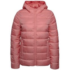 Kurtka turystyczna damska Down Jacket. Czerwone kurtki damskie Champion, s, bez wzorów, z poliesteru, z kapturem. Za 281.40 zł.