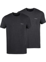 T-shirt męski Columbia 2Pp Performance Cotton Stretch z krótkim rękawem. Niebieskie t-shirty męskie Columbia, l, bez wzorów, z bawełny, eleganckie, bez kołnierzyka. Za 176.00 zł.