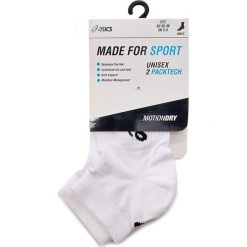 Zestaw 2 par wysokich skarpet unisex ASICS - 2PPK Tech Ankle Sock 128068 Real White 0001. Skarpety damskie marki Asics. Za 43.00 zł.