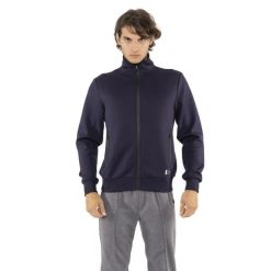 Leone 1947 Tech Herren-Winter-Neopren-Bluza Reißverschluss. Niebieskie bluzy męskie LEONE 1947 APPAREL, bez wzorów, z lycry, bez kaptura, na fitness i siłownię. W wyprzedaży za 235.76 zł.