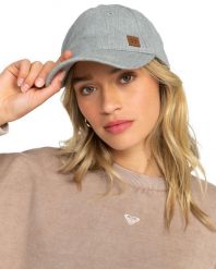 Czapka baseballowa dla Kobiety EXTRA INNINGS Szary. Szare czapki i kapelusze damskie Roxy, bez wzorów, z bawełny. Za 49.99 zł.