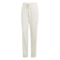 Spodnie Adidas Sport W 3S Ft Cf Pt Damskie. Brązowe spodnie sportowe damskie Adidas, l, bez wzorów, z bawełny, do biegania. Za 248.40 zł.