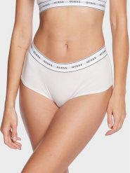 Guess Figi brazylijskie Carrie O97E03 KBBU1 Biały. Białe figi damskie Guess, m, z aplikacjami, z bawełny. Za 59.99 zł.