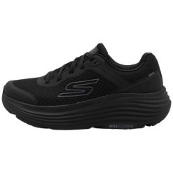 Buty męskie SKECHERS Max Cushioning Endeavour. Czarne buty sportowe męskie Skechers, bez zapięcia, do biegania, Skechers Sport. Za 269.99 zł.
