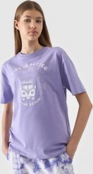 4f T-shirt 4F 4FJWSS24TTSHF1146 22S. T-shirty damskie 4f, s, bez wzorów, bez kołnierzyka. Za 45.37 zł.