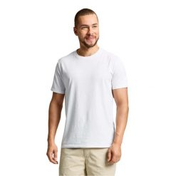 T-Shirt Slam Deck Dorosłych. Białe t-shirty męskie SLAM, l, bez wzorów, z bawełny, bez kołnierzyka. Za 153.10 zł.