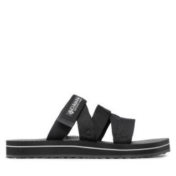 Klapki Columbia. Czarne klapki damskie Columbia, bez wzorów, sportowe, bez obcasa. Za 159.99 zł.