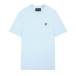 Koszulka Lyle & Scott. Niebieskie koszulki sportowe męskie LYLE AND SCOTT, m, bez wzorów, z materiału, bez kołnierzyka, bez ramiączek, na fitness i siłownię. Za 176.50 zł.