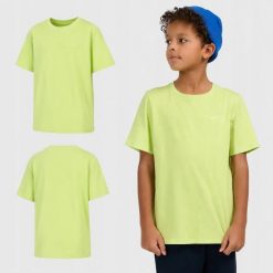 T-SHIRT CHŁOPIĘCY 4F KOSZULKA BAWEŁNIANA GŁADKA. Niebieskie t-shirty dla chłopców 4f, bez wzorów, z bawełny, bez ramiączek. Za 29.99 zł.