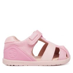 Sandały Biomecanics. Czerwone sandały dziewczęce Biomecanics, bez zapięcia. Za 209.99 zł.