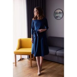 Sukienka Melia - navy blue 32 niebieski. Sukienki damskie marki Marie Zélie. W wyprzedaży za 348.30 zł.