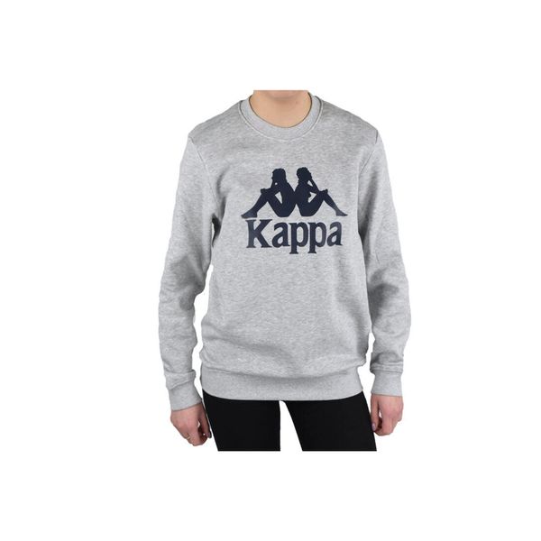 Bluza dresowa sportowa chłopięca Sertum Junior Sweatshirt. Szare bluzy dla chłopców Kappa, bez wzorów, z bawełny, bez ramiączek, bez kaptura. Za 69.99 zł.