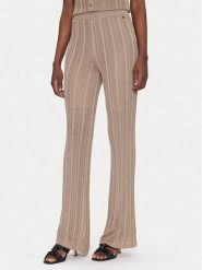 Marciano Guess Spodnie materiałowe 5GGB32 5811Z Beżowy Regular Fit. Brązowe spodnie materiałowe damskie Marciano Guess, l, z aplikacjami, z materiału. Za 499.99 zł.