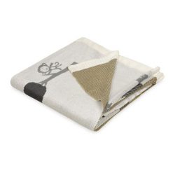 Kocyk PATTERN bambusowy 80x100. Białe kocyki dla dzieci Multitex, z materiału. Za 128.12 zł.