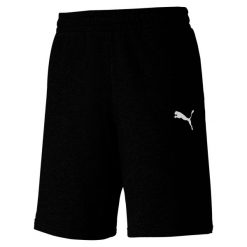 Spodenki męskie Puma teamGOAL 23 Casuals Shorts czarne. Czarne krótkie spodenki sportowe męskie Puma, m, bez wzorów, z bawełny, na fitness i siłownię. Za 100.99 zł.