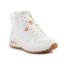 Buty do chodzenia damskie Skechers Uno Rugged Fall Mode. Białe obuwie sportowe damskie Skechers, bez wzorów, z materiału, trekkingowe. Za 504.00 zł.