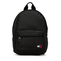 Plecak Tommy Jeans. Czarne plecaki damskie Tommy Jeans, bez wzorów, z jeansu. Za 209.99 zł.