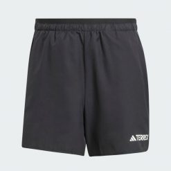 Szorty Terrex Multi Light. Czarne krótkie spodenki sportowe męskie Adidas, uniwersalny, bez wzorów, do biegania. Za 259.00 zł.