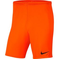 Spodenki piłkarskie męskie Nike Dry Park III treningowe szybkoschnące Dri Fit. Brązowe krótkie spodenki sportowe męskie Nike, m, bez wzorów, z poliesteru, do piłki nożnej, dri-fit (nike). Za 58.99 zł.