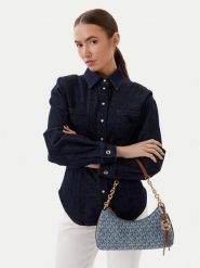 MICHAEL Michael Kors Torebka Nolita 32S6GY5W6C Niebieski. Niebieskie torebki do ręki damskie MICHAEL Michael Kors, bez wzorów, z materiału, bez dodatków. Za 949.99 zł.