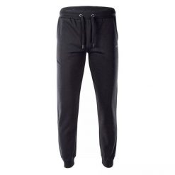 Spodnie dresowe męskie Hi-Tec Melian - czarne, Rozmiar XL. Czarne buty sportowe męskie Hi-tec, z bawełny, bez zapięcia. Za 94.99 zł.