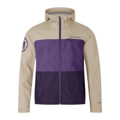 Kurtka nieprzemakalna Endura Singletrack II. Brązowe kurtki sportowe męskie ENDURA, m, bez wzorów, rowerowe. Za 749.75 zł.