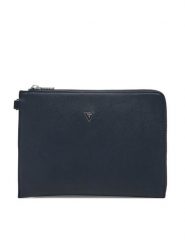 Guess Saszetka PMBASA P5235 Granatowy. Niebieskie saszetki męskie Guess, ze skóry. Za 189.99 zł.