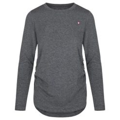 T-shirt damski Loap Baxana Czarny. Czarne t-shirty damskie ZSPORT, bez wzorów, z materiału, bez kołnierzyka. Za 169.99 zł.