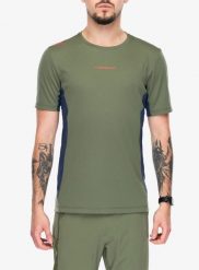 Koszulka szybkoschnąca męska La Sportiva Traverse T-Shirt. Zielone koszulki sportowe męskie La Sportiva, l, bez wzorów, z materiału, bez kołnierzyka. Za 274.99 zł.