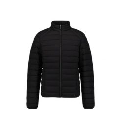 Lekka kurtka puchowa JOTT Aragon. Czarne kurtki męskie jott, m, bez wzorów, z puchu, bez kaptura. W wyprzedaży za 695.50 zł.