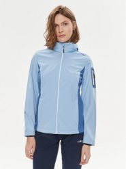 CMP Kurtka przeciwdeszczowa 39A5016 Błękitny Regular Fit. Niebieskie kurtki sportowe damskie CMP, bez wzorów, z syntetyku, bez kaptura, outdoorowe. Za 469.99 zł.