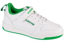 Buty sportowe Sneakersy chłopięce, Toco BC K. Białe trampki i tenisówki chłopięce Lotto, bez wzorów, z materiału, sportowe, przed kostkę, bez zapięcia. Za 81.61 zł.