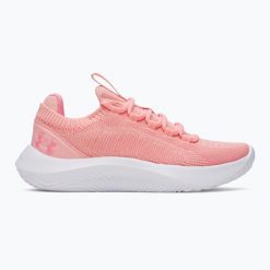 Buty treningowe damskie Under Armour Dynamic 2 posh pink/white/bittersweet pink. Czerwone obuwie sportowe damskie Under Armour, bez wzorów, na fitness i siłownię. Za 449.99 zł.