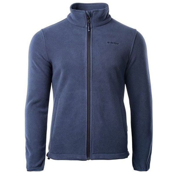 Polar męski Hi-Tec Henis - granatowy, Rozmiar XL. Niebieskie bluzy męskie Hi-tec, m, bez wzorów, z materiału, bez kaptura. Za 104.99 zł.