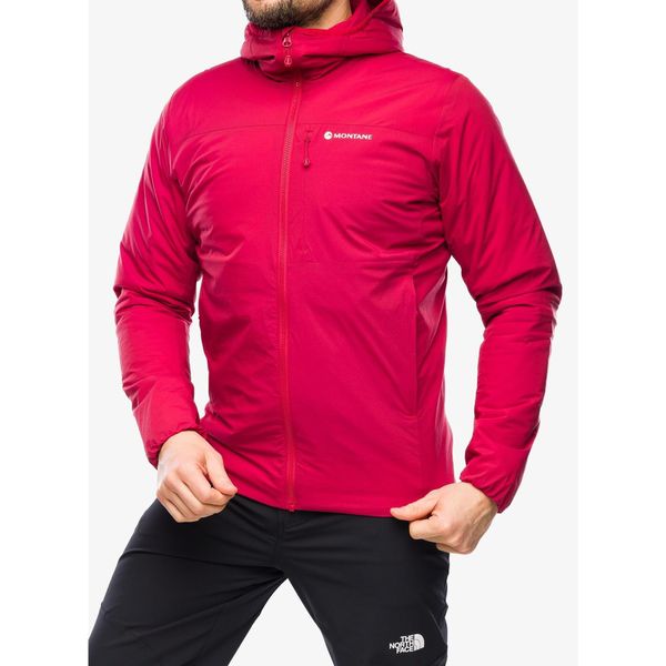 Kurtka ocieplana męska Montane Fireball Hoodie. Czerwone kurtki męskie Montane, m, bez wzorów, trekkingowe. Za 836.99 zł.