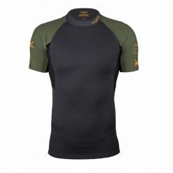 Koszulka męska neoprenowa SYMBIO NEW 1,5 mm z krótkim rękawem. Czarne koszulki sportowe męskie Hiko, m, bez wzorów, z lycry, bez kołnierzyka, bez ramiączek, do pływania. Za 355.52 zł.
